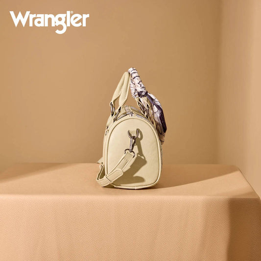 Wrangler Bandana Barrel Tote Bag |Tan|