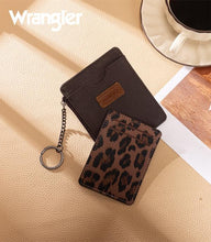 Load image into Gallery viewer, Wrangler Leopard Small Case Wallet |Coffee|
