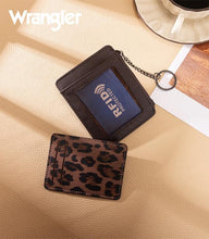 Load image into Gallery viewer, Wrangler Leopard Small Case Wallet |Coffee|
