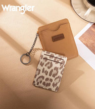 Load image into Gallery viewer, Wrangler Leopard Small Case Wallet |Tan|
