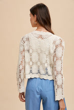 Load image into Gallery viewer, Floral Crochet Cardigan
