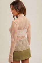 Load image into Gallery viewer, Love of Lace Mesh Top |Blush Pink|
