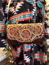 Load image into Gallery viewer, Tally Tooled Crossbody - Coffee
