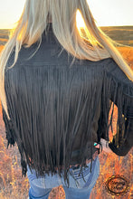 Load image into Gallery viewer, Shimmer and Shine Fringe Jacket
