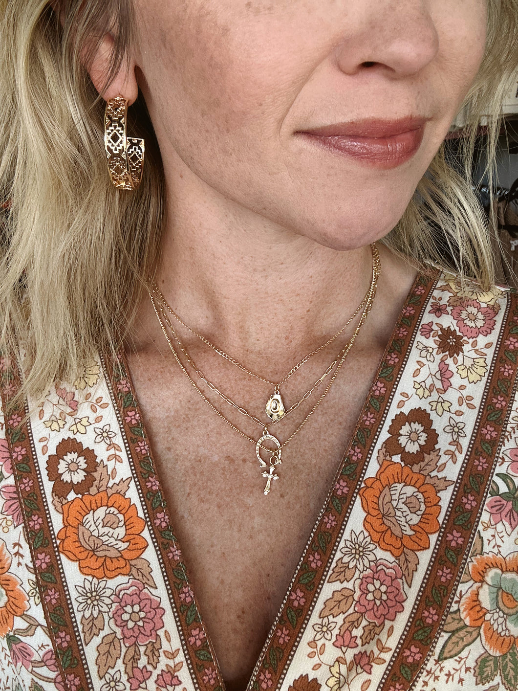Cowgirl Grace Charm Necklace