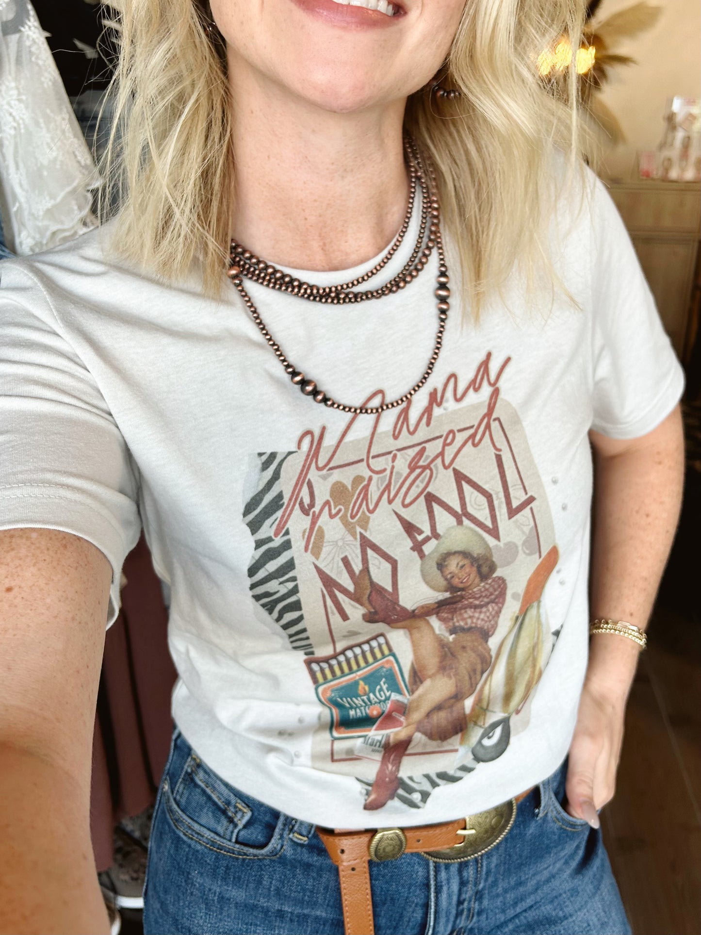 Mama Raised No Fool Graphic Tee