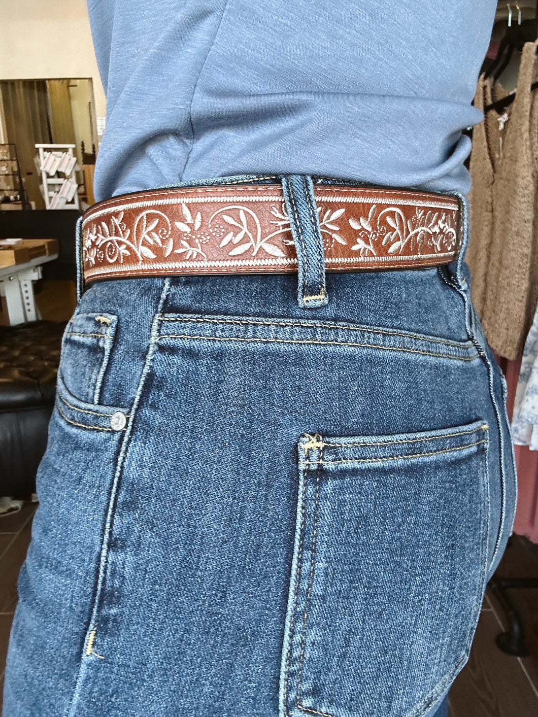 Canyon Bloom Belt |Brown|