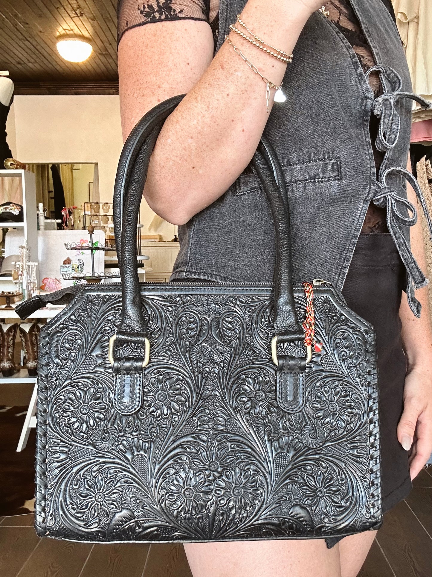 Midnight Grace Myra Bag |Onyx Black|