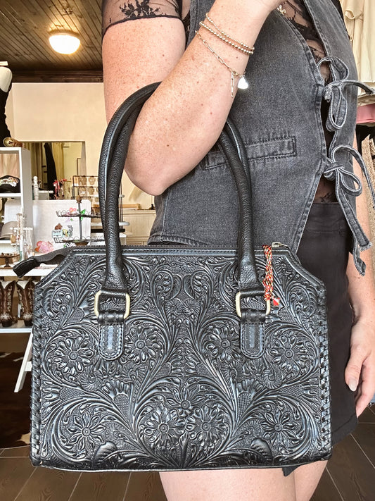 Midnight Grace Myra Bag |Onyx Black|
