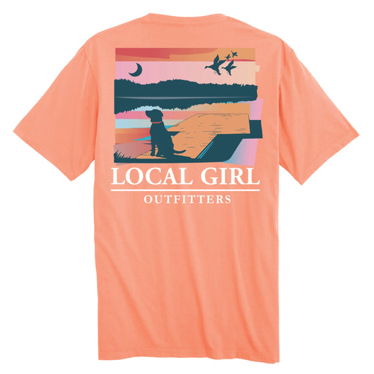 LG Lab on Dock Tee | Neon Cantaloupe