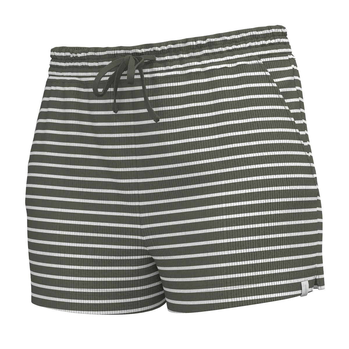 Local Girl Revive Shorts | Olive Stripe
