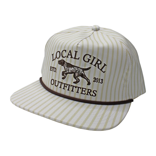 LG Original Spotter Low Profile Rope Hat | Khaki Stripes