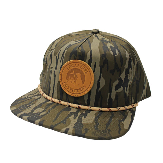 LG Leather Patch Low Profile Rope Hat | Mossy Oak