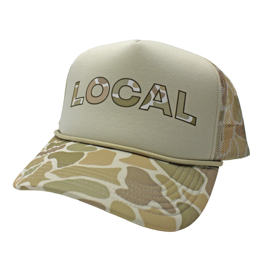 LG Local Camo Desert Foam Trucker Hat