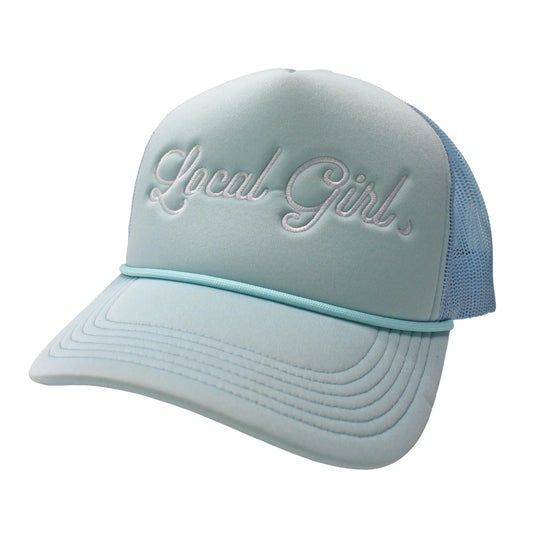 LG Moon Foam Trucker Hat | Baby Blue