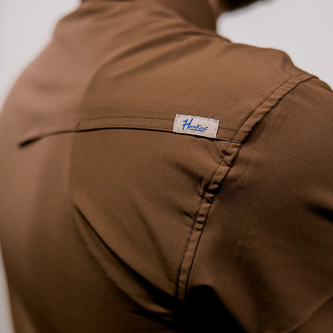 The Cedar Performance Shirt- Brown