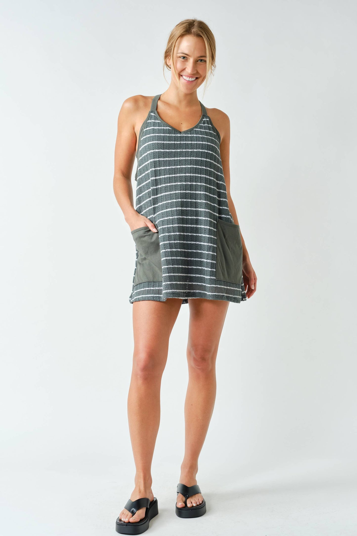 Easy Does it Crochet Dress |Green|