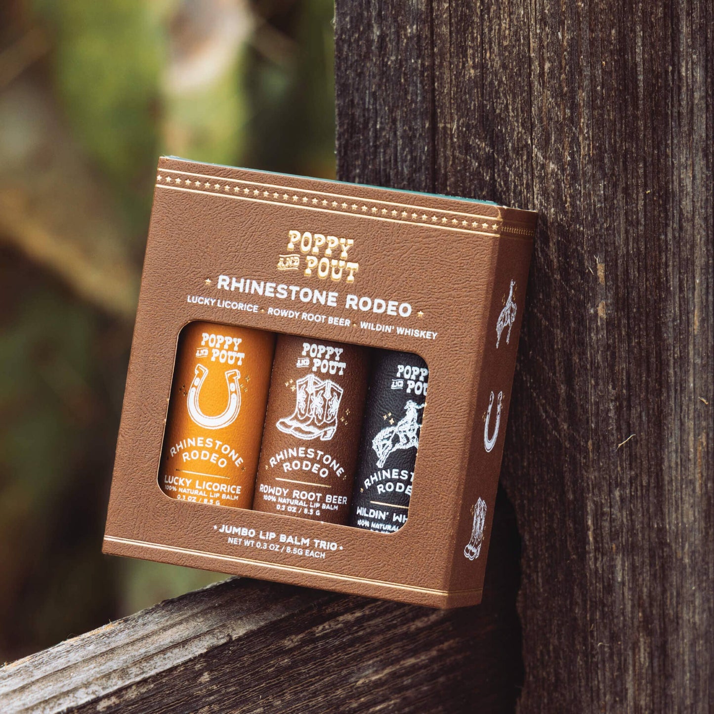Lip Balm Trio Gift Set |Rhinestone Rodeo|