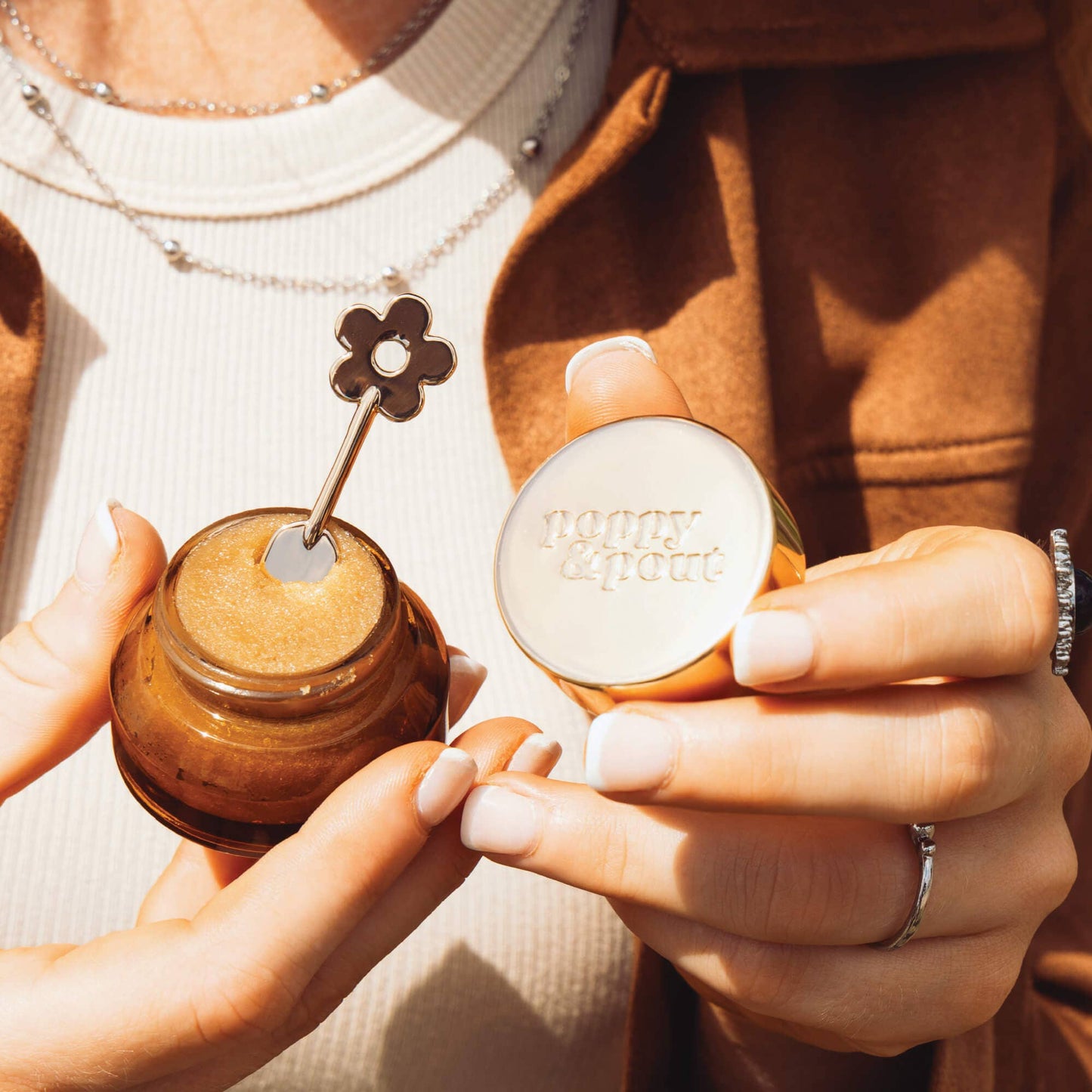 Rhinestone Rodeo Lip Scrub Brown Sugar Bourbon