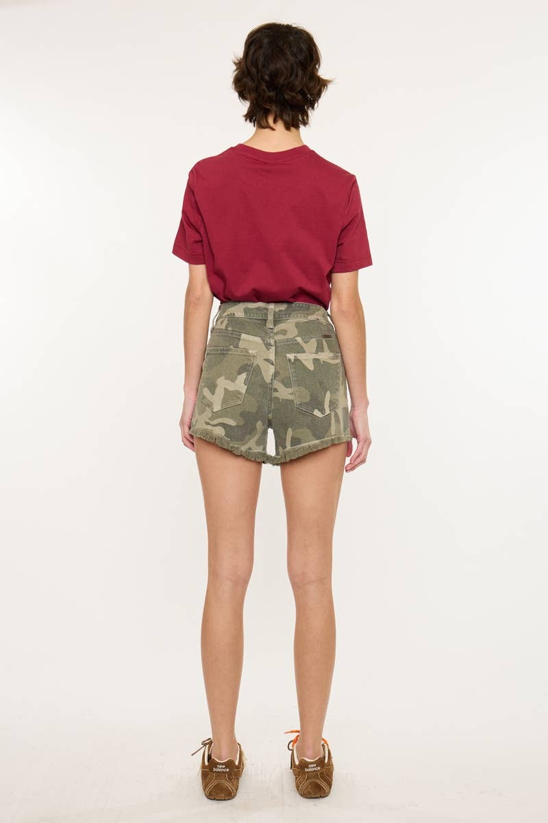 Outlaw Territory High Rise Denim Shorts